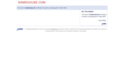 Desktop Screenshot of namehouse.com
