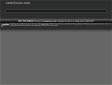 Tablet Screenshot of namehouse.com